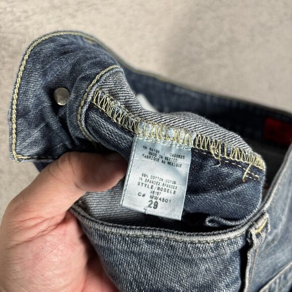 Guess‎ Jeans Women’s Size 29 Fits 32x31 Daredevil Boot Low Rise Stretch - Picture 9 of 15